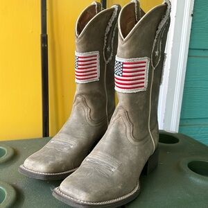 Ariat American Flag Square Toe Boots